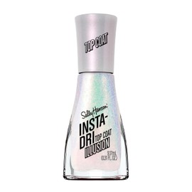 Esmalte de Uñas Sally Hansen Insta-Dri Illusion – Blanco Nácar Rápido Secado, Larga Duración, Acabado Brillante y Translúcido