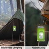 LED Foldable Salt Water Lamp Outdoor Camping Folding 3LED No