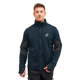 RevolutionRace Men's Fusion Fleece, Fleece Jacket Perfect for Hiking and other Outdoor Adventures, Peacemaker - X-Large
