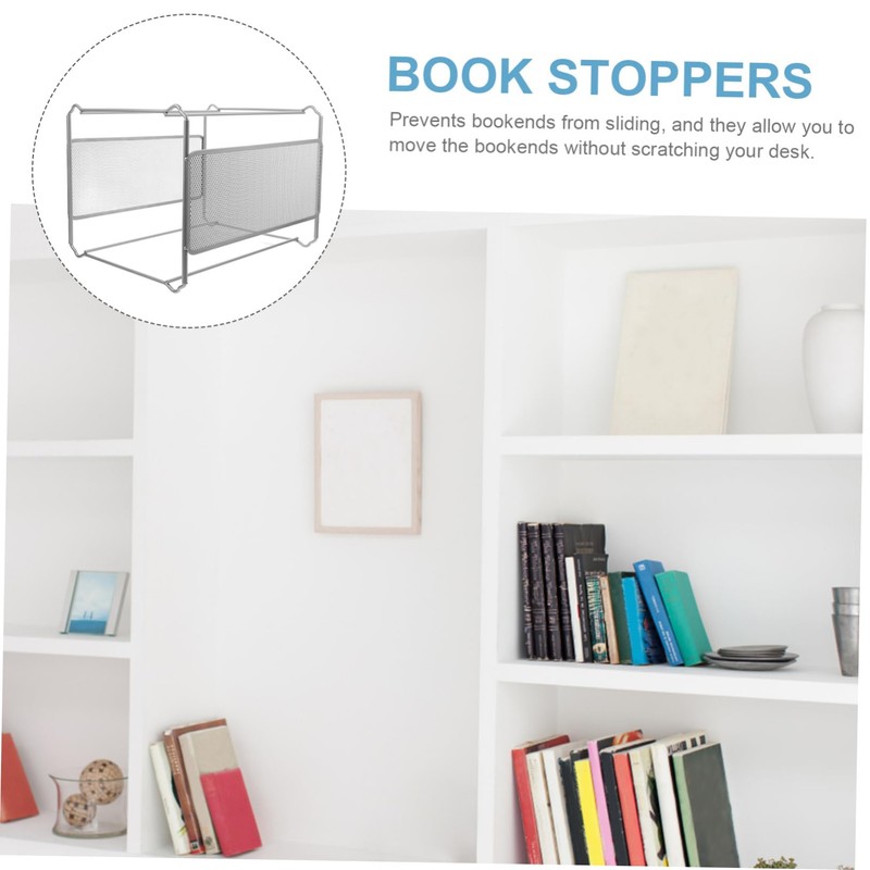 Operitacx Hanging File Organizer Mesh File Storage Holder Iron Design