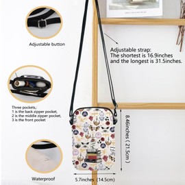 FOTAP A Court of Thorns and Rose Messenger Bag Velaris The City of Starlight Crossbody Bag Fantasy Novel Inspired Gift (not yield CB UK)