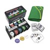 Poker Game Set with Metal Box Complete Fiches + Cards