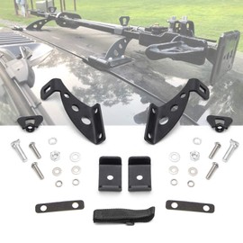 KMFCDAE Hi Lift Jack Mount Hood Hinge/Door Hinge Bracket High Lift Jack Holder Accessories for Jeep Wrangler JK JKU JL JLU Gladiator JT 2007-2022