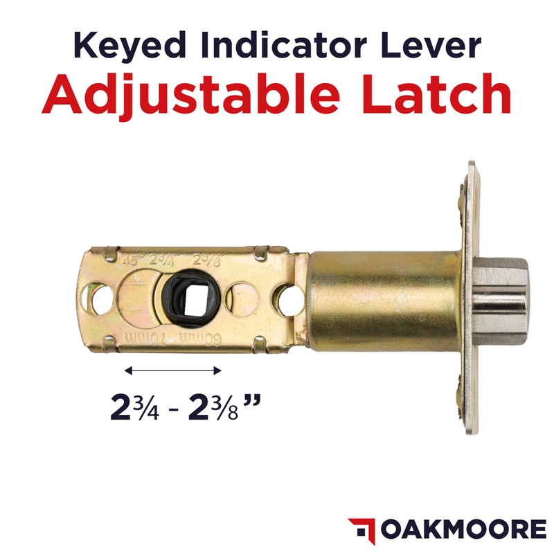 Keyed Entry Commercial Door Handle Chrome | Heavy Duty Commercial