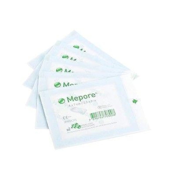 Mepore Sterile Absorbent Dressings 6cm x 7cm x60 Wounds Cuts