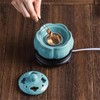 Electric Resin Burner with Timing,Ceramic Incense Burner,Frankincense Bakhoor Censer 110