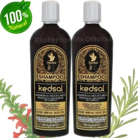 Shampoo Kedsal Anticaída, Anticaspa De Romero 2 Pzs