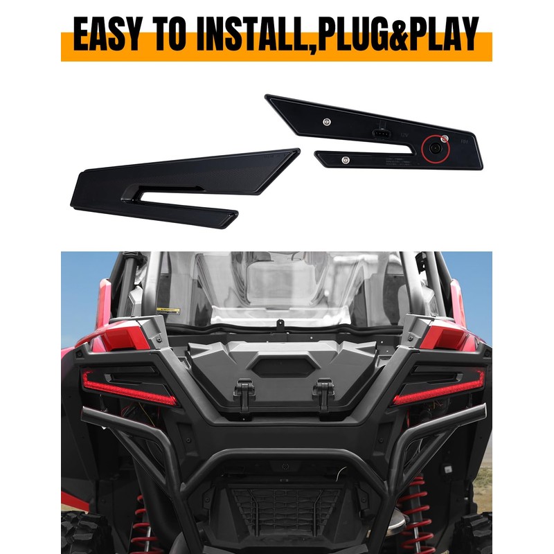 HAKA TOUGH LED Tail Lights for RZR PRO, Rear Brake