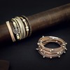 Suyi Multilayer Leather Bracelet Set 2 Pieces Beads Wrap Bracelet
