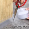 Under Door Draft Stopper,1.38in x 16.5FT,Bottom Door Sealer Strip, Adhesive