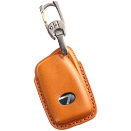 [smasol] Lexus Key Case, NX Lexus, Key Cover, RX Key Cover, UX Key Case, Genuine Leather, Luxury Design, Smart Key Case, Lexus, Camel (2nd Generation Key)