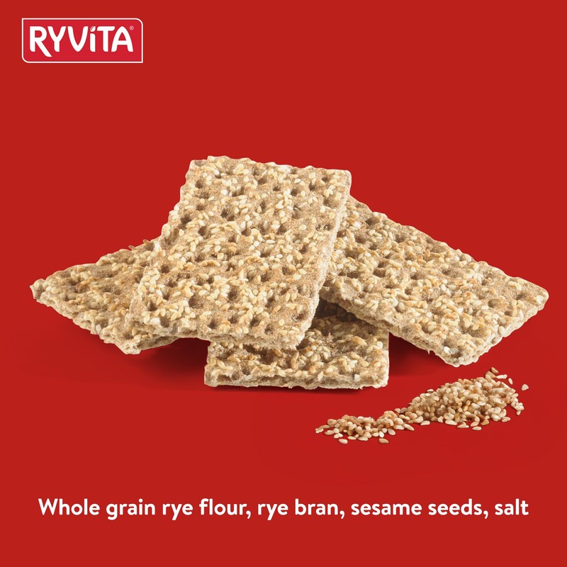 Ryvita Sesame Rye Crispbread 250g