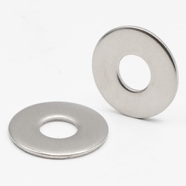 200 x Stainless Steel Washers M3 x 12mm Wide Type L - A2 Stainless Steel Flat Metal Washers for Bolts and Nuts NFE 25514-3mm L