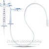 AZREKV 300ML Enema Syringe Cleaning Douche System，Travel Enema Kit for