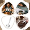 Nogeqi 2 Tablespoon Measuring Spoon Coffee Scoop, Stainless Steel Coffee