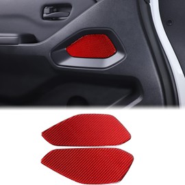 Aunginsy Front Door Groove Panel Trim Sticker Compatible with Nissan Frontier 2022-2025 Pickup Soft Carbon Fiber Inner Door Panel Anti-Scratch Protective Film Decorative Cover Interior Accessories