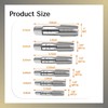 6-Piece NPT Pipe Tap Set, 1", 3/4", 1/2", 3/8", 1/4",