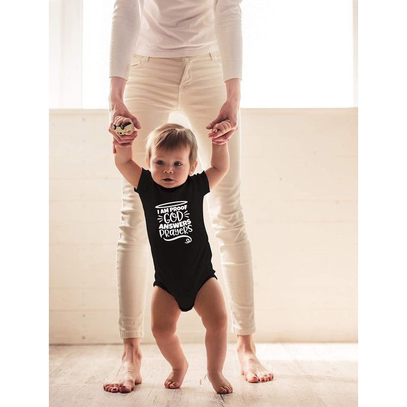 CBTwear I am Proof God Answers Prayers Baby Bodysuit Funny