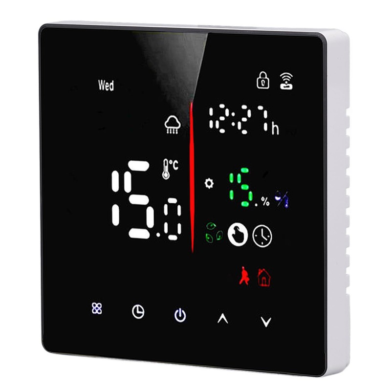Smart Touchscreen Digital Thermostat, APP Control, 90‑240V LED Display 7