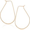 Thin Gold Hoop Earrings for Women - Gold Threader Earrings