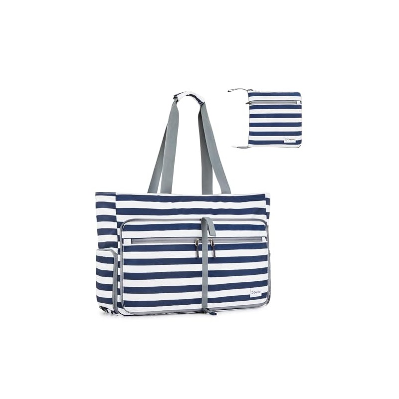 G4Free Extra Large Beach Tote Bags Foldable Beach Bag with