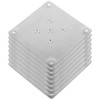 3.93inch/10cm Leg Mounting Plates, Furniture Leg Attachment Plates Industrial Strength