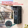 Ivaso Anti-Theft Angle Adjustable Protective Mounting Bracket for Ring Wired