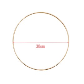 Floral Wreath Hoops, 10PACK Metal Rings Hoops for Making Wall Hanging Craft,30cm