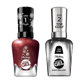 Sally Hansen Miracle Gel™, Holiday Duo, Quick Dry, Long Lasting, Streak-Free Shine, Duo Pack Nail Polishes