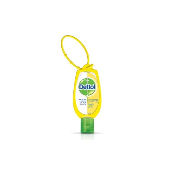 Dettol Hand Fresh Antibacterial Hand Sanitizer with Yellow Clip 50mL