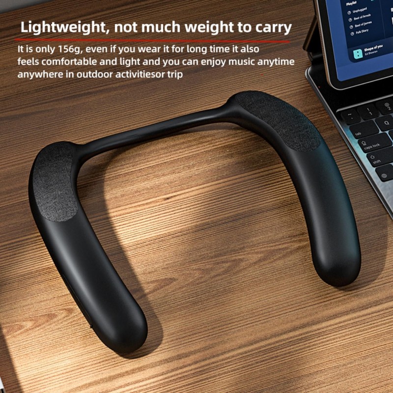 Neck Speakers, Bluetooth 5.3 Neckband Speakers, 3D Stereo Surround Sound,