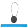 PATIKIL Combination Lock 8 Inch, 3 Pcs 3 Digit Outdoor