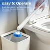 Disposable Toilet Brush for Bathroom Cleaning, 30 Count Refills