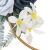 Artificial Succulents Wreath Iron Foam Greenery Wreath Portable Bridal Wreath