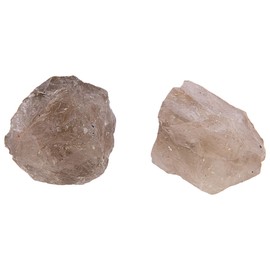 Smoky Quartz Raw Crystals Rough Gemstones with Authenticity Card, Velvet Pouch Raw Stones for Tumbling, Cabbing, Polishing, Cutting Natural Healing Crystals for Home Decor, DIY Stones