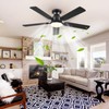 Ceiling Fans with Lights- 52" Low Profile Indoor Ceiling Fan