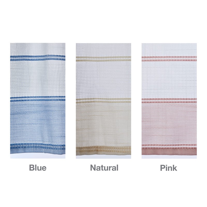 SKL Home Carrick Stripe Valance, 56x13, Natural
