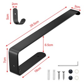 Gvolatee Set of 2 towel holders for bathrooms