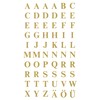 Small Gold Letters Stickers