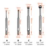 4 Pcs Full Round Bore Gauge, 3-13mm Small Hole Gauge