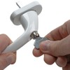 FELGNER Lockable window handle "Miami", high-quality aluminium handle, window knob