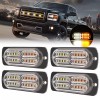 Unbranded 4X 20LED Strobe Marker Flashing Light Recovery Bar Beacon