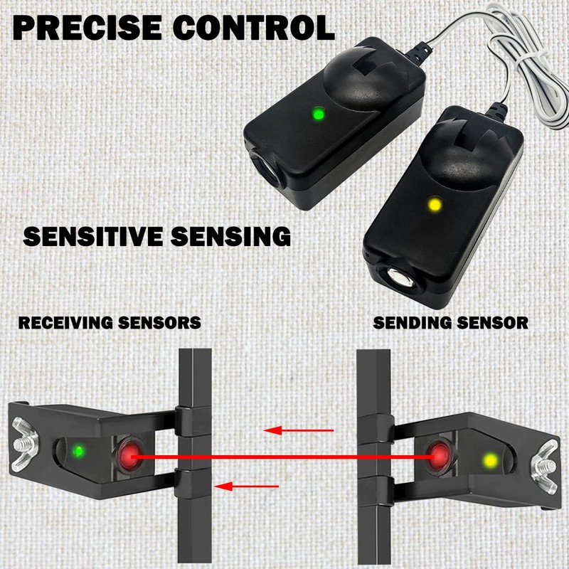 41A5034 Garage Door Sensor with Sun Shield, Garage Door Sensor