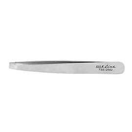 SILKLINE PROFESSIONAL Straight Edge Tweezers, 1 Count