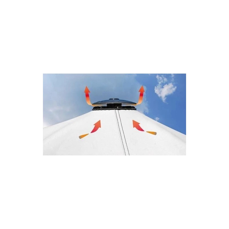 Vico Marine Boat Vent 2 Vents and Supports your cover