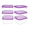EASYLOCK Stackable Food Storage Containers with Lid, 1.2 L x