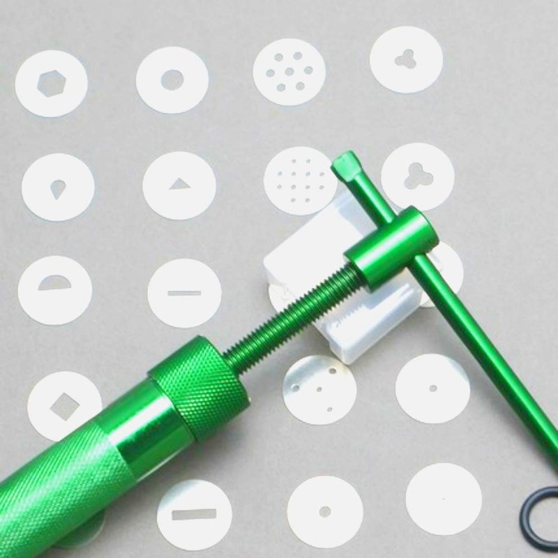 Miniature Alloy Rotary Clay Extruder-Multifunctional Durable held Polymer Clay Tools