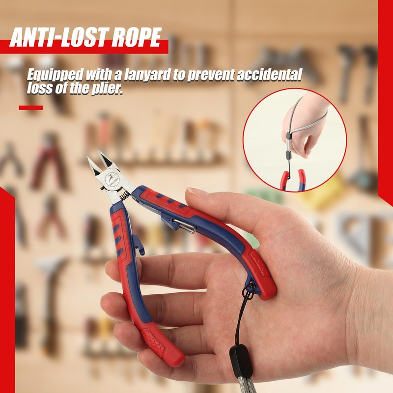 GOLD DEER Side Cutting Pliers Ultra Sharp Electronics Pliers Model
