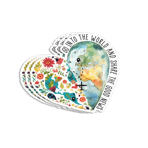 (3Pcs) Go Into The World and Share The Good News