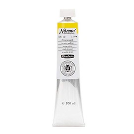 Schmincke 200ml Norma Professional Lemon Yellow Oil Paint 11 236 015